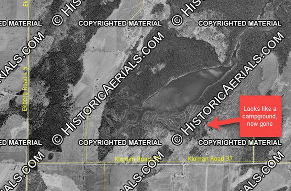 Tamu Safari Campground - 1954 Aerial (newer photo)